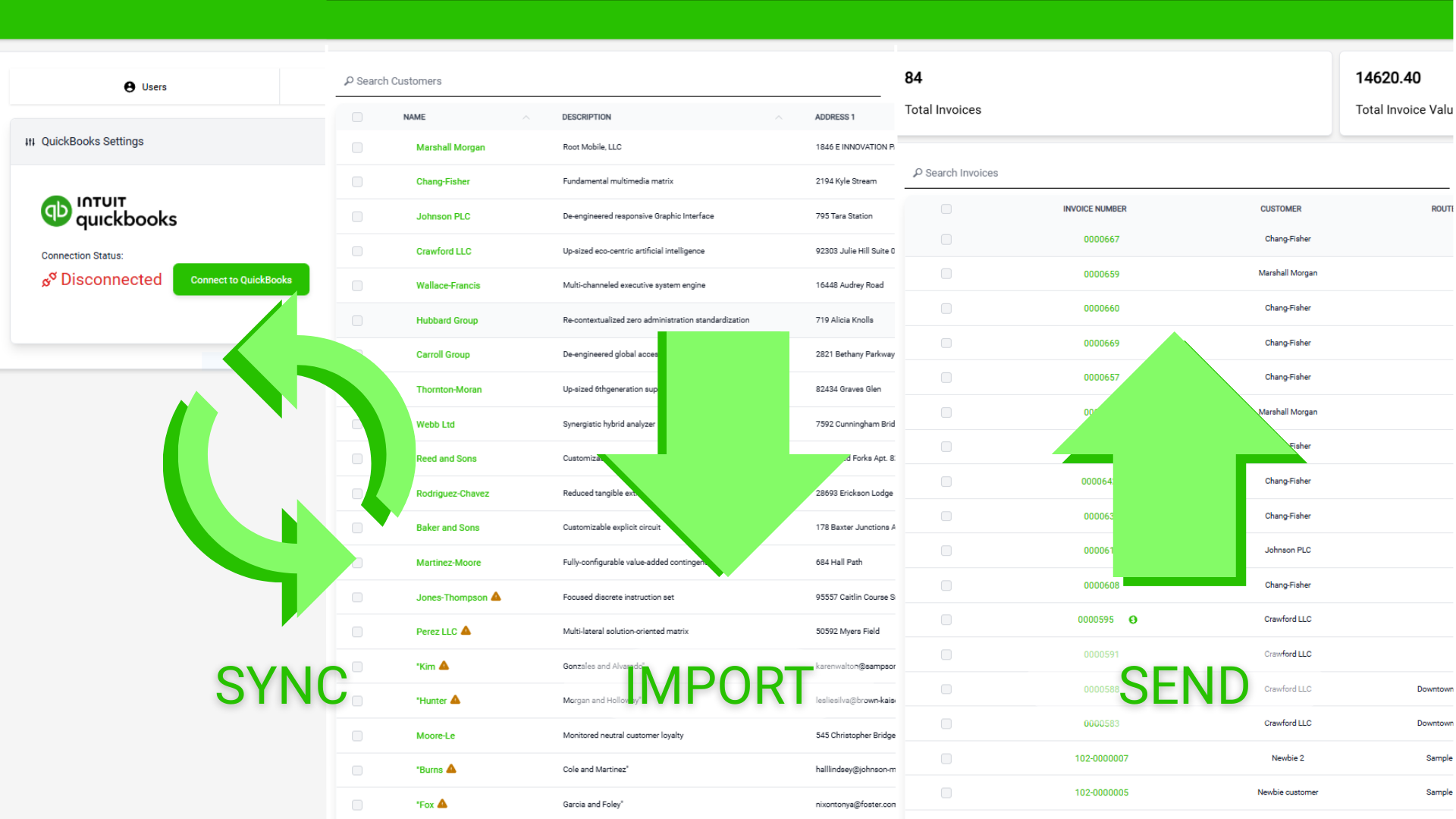 QuickBooks Integration - Seamless synchronization between Root Mobile and QuickBooks